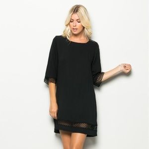 Black shift dress s/m, m/l